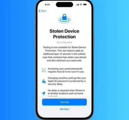 连南苹果授权维修店分享被盗设备保护功能开启方法 