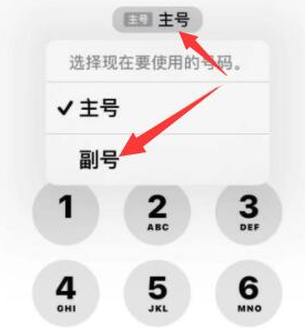 连南苹果14维修店分享iPhone 14 Pro Max使用副卡打电话的方法 