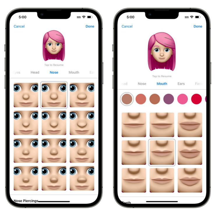 连南苹果手机维修分享​iOS 16中的拟我表情有了哪些变化和升级 